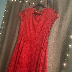 ꧁Flower Red Dress꧂